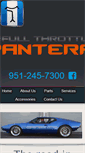 Mobile Screenshot of fullthrottlepanteras.com