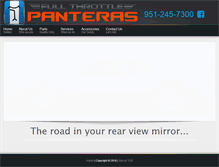 Tablet Screenshot of fullthrottlepanteras.com